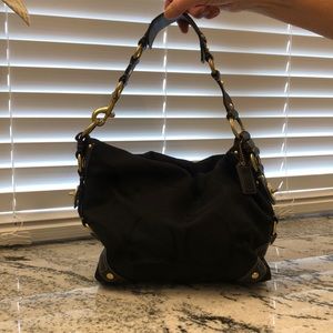 Black Coach Carly Bag
